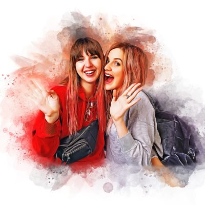 Custom Watercolor Portrait